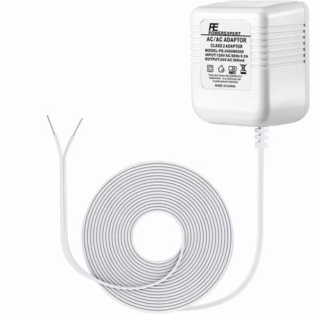 Doorbell Transformer 24V Adapter for Ring Video Doorbell, 16.4ft Long C Wire Power Sup pwm25