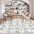 thumbnail image 2 of CHITOOMA 8'x10' Area Rugs for Living Room, Machine Washable Rugs Vintage Area Rug for Bedroom Dining Room Dorm Office with Non-Slip Backing, Stain Resistant Non-Shed Carpet, 2 of 10
