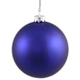 thumbnail image 1 of Vickerman Matte Shatterproof Christmas Ball Ornament - 2.75" (70mm) - Cobalt Blue, 1 of 6