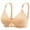 Beige, variant on Full Coverage Bras for Women, Wireless Bras with Support and Lift, B Cup Lace Pattern Back Hook Adjustable Strap Thin Breathable Comfort Wireless Everyday Bra Beige 36ABC