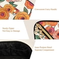 thumbnail image 5 of FORMRS Makeup Bag Travel Cosmetic Organizer for Women Fold Flat Zipper Pouch with Handle, Hand Drawn Floral, 5 of 8