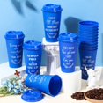 thumbnail image 3 of Tazas de café Skylety Bible Verse, 16 onzas, reutilizables, paquete de 20 unidades, azules, 3 of 7