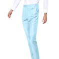 thumbnail image 5 of Men's Slim Fit 2-Piece Suit Set, Business Blazer Jacket and Dress Pants, Formal Wear For Wedding Party and Special Occasions,Sky Blue,4XL, 5 of 6