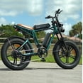 thumbnail image 2 of ENGWE Electric Bike 750W 20" Fat Tire Electric Bicycle, with 48V/26Ah Battery, 28MPH, 7-Speed E-Bikes for Men, Full Suspension Electric Mountain Bike, 2 of 7