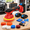 Red-5inch, variant on Cordless Car Buffer Polisher, Blue, 5inch, 8-Speed Dual-Action Polisher for Detailing