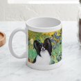 thumbnail image 3 of CafePress - Irises & Papillon Mug - 11 oz Ceramic Mug - Novelty Coffee Tea Cup, 3 of 3