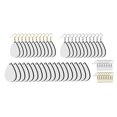 thumbnail image 1 of GUOOL Dolity 40Pcs Sublimation Blank Earrings Unfinished Teardrop Sublimation Printing, 1 of 9
