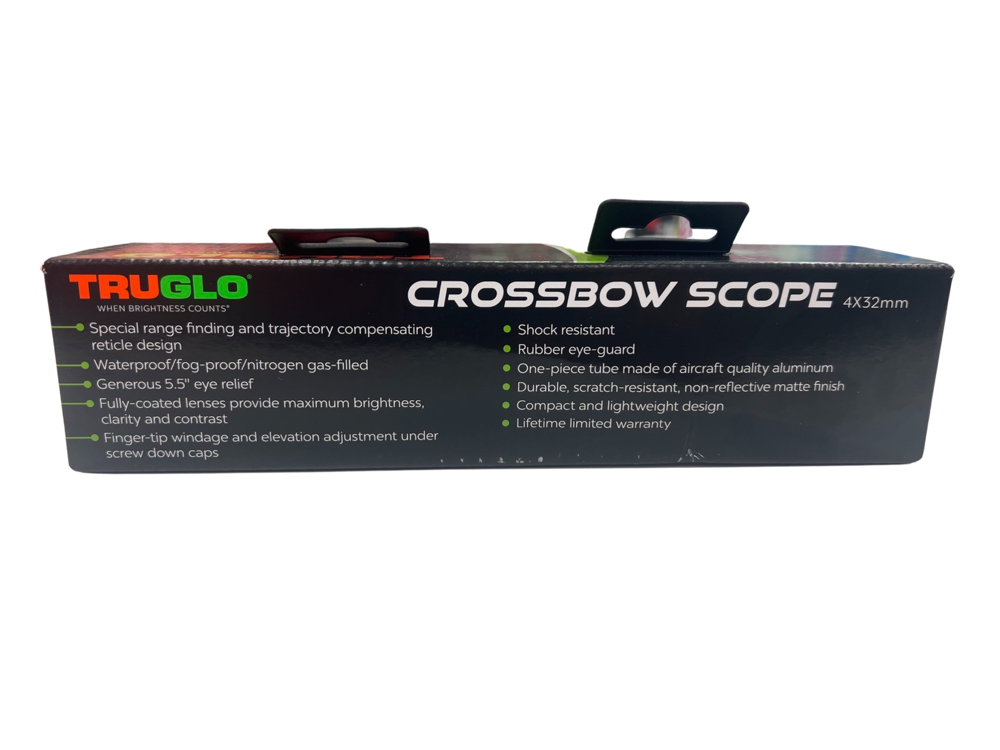 Truglo 4x32 Crossbow Riflescope with Weaver-style Rings