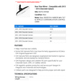 thumbnail image 2 of Rear View Mirror - Compatible with 2013 - 2015 Chevy Camaro 2014, 2 of 2