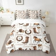 thumbnail image 2 of Erosebridal Animal Horse Bed In A Bag King Size,Western Cowboy Bedding Sets King Size,Room Decorative,Reversible,Super Cozy,7 Pieces, 2 of 5