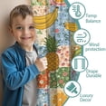 thumbnail image 3 of Pioneer Flower Floral Print Pattern Teens Curtains,Teens Insulated Curtains Set Of 2,Bedroom Essentials,Toddler Room Decor 42"x63", 3 of 5