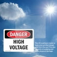 thumbnail image 6 of (2 Pack) High Voltage OSHA Danger Sign 24 Inch X 18 Inch Vinyl Label Decal Sticker Weather Resistant, UV Protected for Workplace, Business, and Construction Site, Made in the USA, 6 of 7