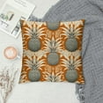 thumbnail image 2 of GOSMITH  Pineapple Throw Pillow Covers Summer Decoration for The Home Decorative Cushion Case Motif Pillowcase for Couch Sofa Square Orange, 2 of 5