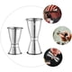 thumbnail image 3 of GOOHOCHY 2pcs de acero inoxidable Bartending Coplail onzas tazas de medición Jiggers (plata), 3 of 7