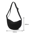thumbnail image 3 of Bolsos Cruzados Bolso cruzados simples Moda Mujer de bolas de masa portátiles para el trabajo (Negro), 3 of 8