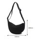 thumbnail image 3 of Bolsa cruzados simples Moda Mujer de bolas de masa portátiles para el trabajo (Negro) Ndcxsfigh Para Estrenar, 3 of 9