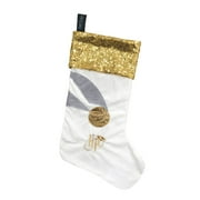 Harry Potter Golden Snitch Sparkly Embroidered Christmas Stocking - Seasonal Christmas Holiday Gifts