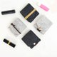 thumbnail image 4 of Mini bolsa portátil para lápiz labial con espejo, bolsa cuadrada con cierre a presión, bolsa de fieltro para maquillaje (gris oscuro), 4 of 5
