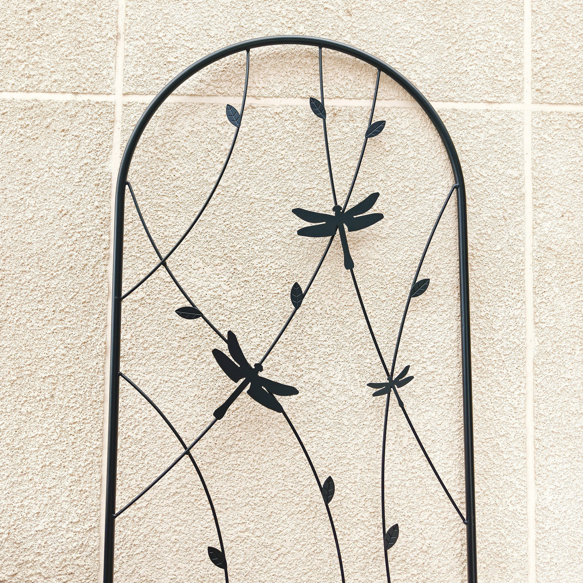 2 Pack 71" H Large Heavy Duty Garden Rustproof Iron Plant Trellis for Potted Plant Support Metal Climbing Rose Trellis Vine Vegetable Cucumber