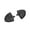 Gloss Black, variant on Motorcycle Front Driver Rider Rubber Foot Pegs Footrests Footpegs for Harley Davidson Softail Heritage Breakout Fat Boy Street