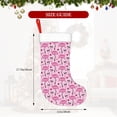 thumbnail image 4 of Salouo Cute Watermelon Flamingo Print Christmas Stockings,Large Xmas Stocking Set of 1 Holiday and Farmhouse Stocking for Christmas Holiday Party Decoration(17.7*11 Inch), 4 of 7