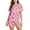 C-Pink, variant on Soft Smooth Milk Silk Halloween Pajamas for Women Adorable Pumpkin Ghost Graphic Lapel Short Sleeve Two Piece Set Loose Casual Shorts Loungewear All Season Nightwear