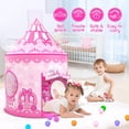 thumbnail image 2 of Bolígrafo Play Tent PigPigPen de 3 piezas Princess Dream con piscina de bolas y túnel, 2 of 7