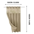 thumbnail image 3 of Dmlowu Shower Curtain, Waterproof Shower Curtain Liner, Lightweight Sturdy Shower Curtains for Bathroom Hotel Home Decor, 72x75 Inch Double-Layer Cloth Shower Curtain, 3 of 6