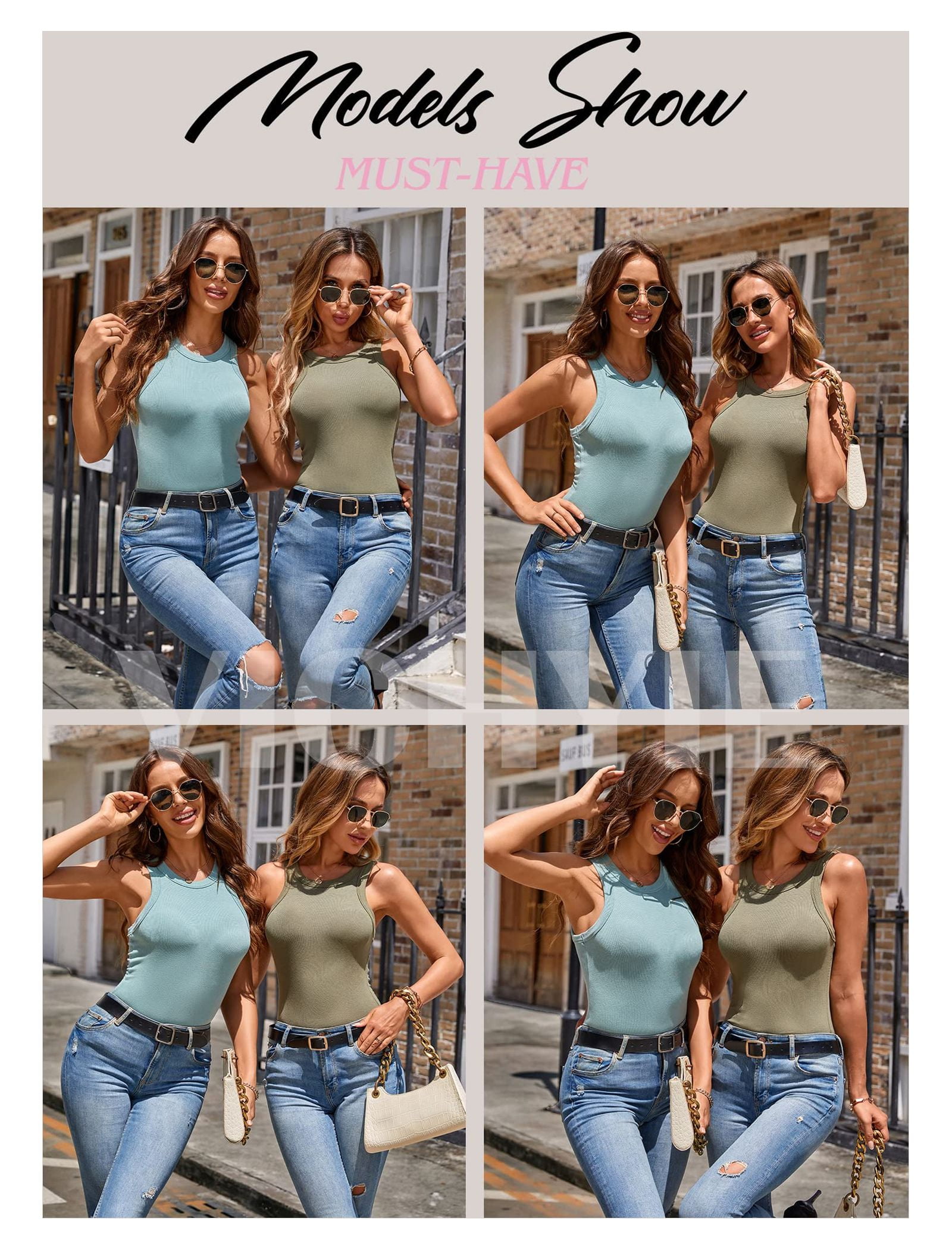 Aottori Tank Top Donna Scollo Quadrato Coste Canotta Estiva Bottoni Spalla Larga Tops Senza Maniche Basic Aderente Canottiera Lunga Tinta Unita T Shirt Casual Albicocca XS Aottori Tank Top Donna Scollo Quadrato Coste Canotta Estiva Bottoni Spalla Larga Tops Senza Maniche Basic Aderente Canottiera Lunga Tinta Unita T Shirt Casual Albicocca XS