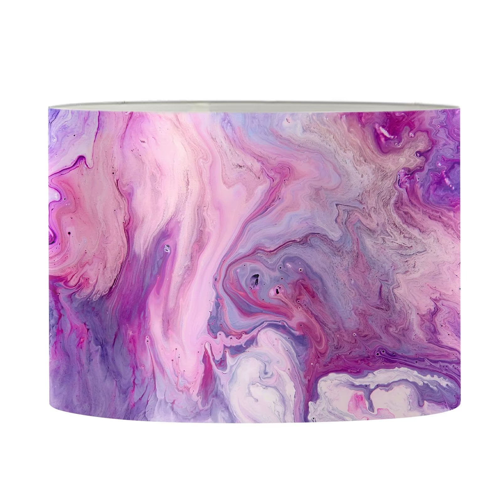 Pzuqiu Purple Marble Lamp Shades for Girls Bedroom Medium Lampshades