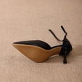thumbnail image 6 of ZACPNCV Womens Plus Size Closed Toe Pumps Ankle Strap Comfort High Heels Dress Shoes, 6 of 9
