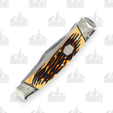 Rough Ryder Knives Rough Ryder Tuff Stag Large Moose Folding Knife RR2370