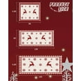 thumbnail image 6 of Garage Door Banner Cover 6 x 13 ft, Christmas Red Snowflake and Elk Christmas Garage Door Decorations Holiday Christmas Backdrop Decor for Winter New Year Xmas Party, 6 of 6