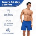 thumbnail image 4 of BAAZ Men's Quick-Dry Swim Trunks, Deep Royal, Large, 4 of 6