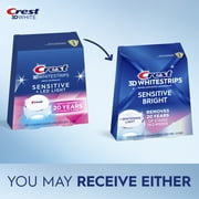 Crest 3DWhitestrips Sensitive Bright + Whitening Light Teeth Whitening Kit, 1 Light + 14 Treaments