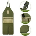 thumbnail image 3 of Gardening Pruning with Multi-Pocket, Oxford Fabric Colorblocked Extended Garden Leg Warmer Apron, 3 of 7
