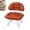 Brown, variant on Low Rolling Stool with Wheels PU Leather - Adjustable Swivel Squat Seat Chair for Garage Detailing & Home Workshop