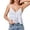 a-White164, variant on Womens Solid Color Lace Trim Tiered Ruffle Cami Top V Neck Tie Front Spaghetti Strap Flowy Casual Blouse For Summer Casual Top