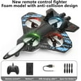 thumbnail image 6 of Rc Stunt Fighter Jet Toy, 2026 New Foam Remote Control Airplane with 360° Flips & Led Lights, Remote-Controlled Rc Fighter Jet Drone, for Beginners, Hristmas & Birthday Gift (Blue*1 Battery), 6 of 7