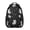 Cat and Rose, variant on Sun and Moon Gothic Pattern Backpack for School, Cute School Bag with Adjustable Shoulder Straps and Padded Back, 15.3"x11"x6.7"