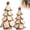 2pcs, variant on ARVOV Vintage Lighted Christmas Tree Figurine, Mini Tabletop Centerpiece, Glowing LED Lights, Festive Holiday Decor, Nostalgic Winter Pines Gift for Women,Men's, Indoor Home Keepsake