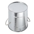thumbnail image 6 of galvanized sheet and plastic composite ice bucket, bar accessories, ice bucket round with ice shovel galvanized sheet plastic beer chiller bar home 19.5x20.5x16cm easy to clean silver, 6 of 7