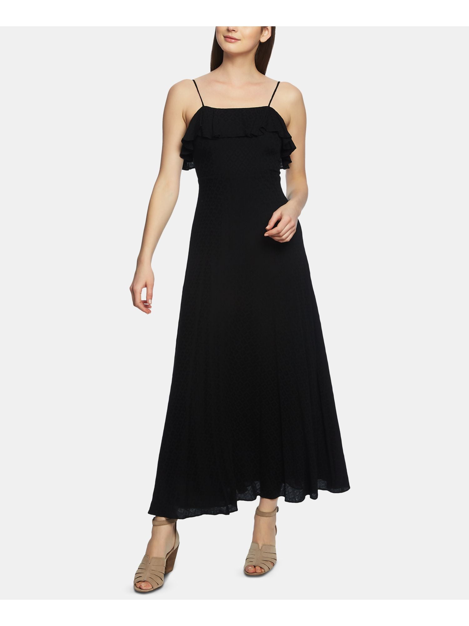 square neck ruffle