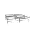 thumbnail image 1 of Linon Lowell King Folding Platform Mattress Base in Grey Powder Coated Steel, 1 of 14