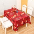 thumbnail image 1 of Christmas Tablecloth Christmas Printed Tablemat Water Absorption Quick Drying Table Cover Christmas Winter Festival Picnic Party Table Decor, 1 of 5