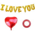 thumbnail image 3 of EeaseMX 29 globos de aluminio con la frase "Te amo", ideales para fiestas (20 globos de corazón de 18 pulgadas, 1 juego de globos "Te amo", 1 rollo de cinta), 3 of 7