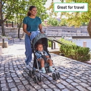 Ingenuity 3Dmini Lightweight Convenience Stroller, Slate, Compact Fold, Baby Stroller