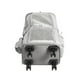 thumbnail image 5 of Mochila transportadora de mascotas con doble compartimento, plegable, con ruedas para viajes y paseos, color gris, 5 of 5