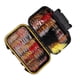 thumbnail image 1 of Eigraketly Equipo de pesca con mosca, juego de moscas con caja de almacenamiento, cebo artificial húmedo multicolor, anzuelos para exteriores, Pescar 120 piezas, 1 of 6