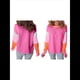 thumbnail image 2 of Camisetas de Larga para Mujer 2025, Cuello Redondo, Bloques de Color Rojo S, 2 of 5